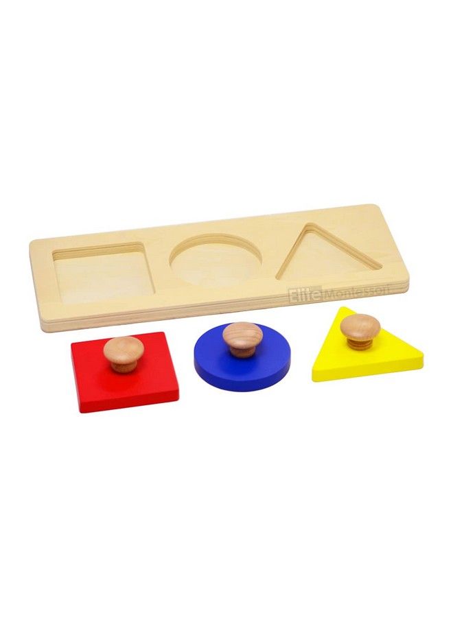 Single/Multiple Shape Puzzles Jumbo Knob Preschool Toddler Learning Material (Multiple Shape Puzzles)