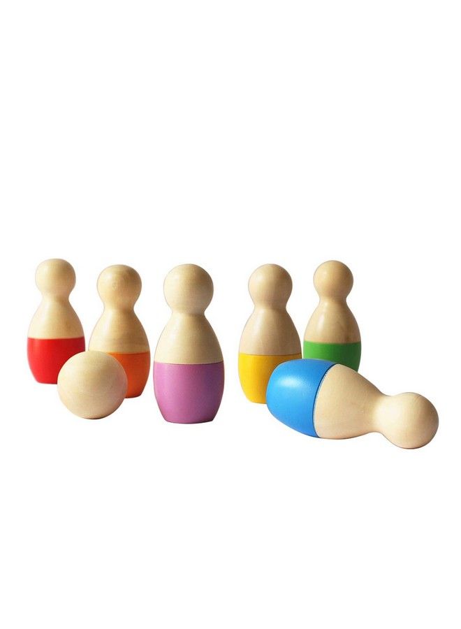 Activity Toys (Wooden Roly Bowly Pins Set)