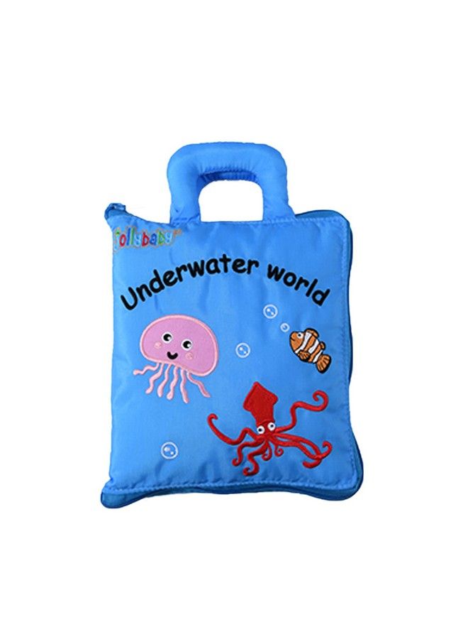 Quiet Book Montessori Toys Toddlers Travel Toy Preschool Learning Activities Early Educational Toy 10 Sensory Activities Busy Book For Boys & Girls With Zipper(Underwater)