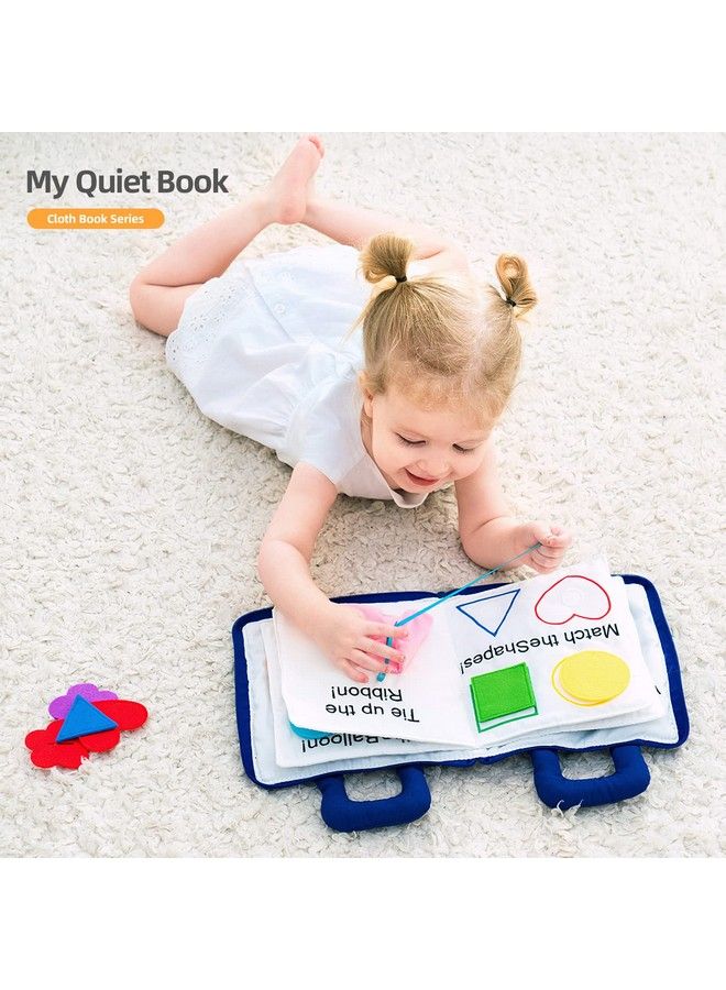 Quiet Book Montessori Toys Toddlers Travel Toy Preschool Learning Activities Early Educational Toy 10 Sensory Activities Busy Book For Boys & Girls With Zipper(Underwater)