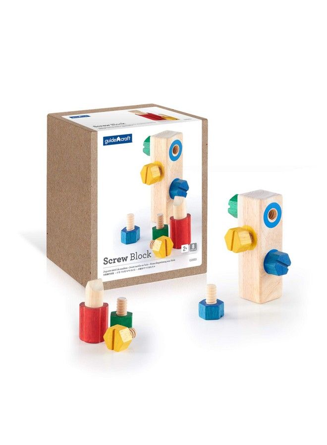 Screw Block Kids Multicolor Matching Game Classic Toddler Memory And Sensory Skills Development Toy