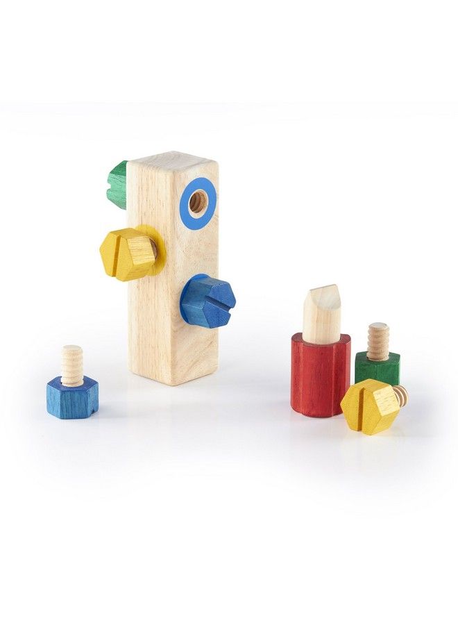 Screw Block Kids Multicolor Matching Game Classic Toddler Memory And Sensory Skills Development Toy