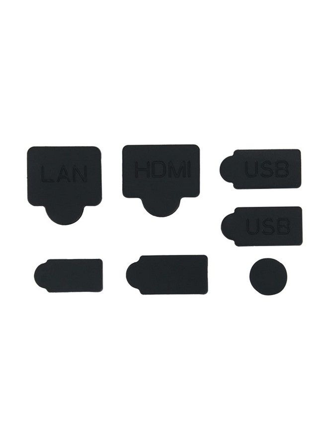 7 In 1 Silicone Dust Plugs Cover Lan Hdmi Type C Usb Dock Anti Dust Cover Dustproof Plug For Ps5 Game Console Accessories Dust Plug Cover