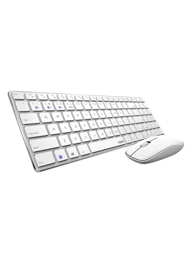 Combo Keyboard And Mouse Multi-mode Ultra Slim White