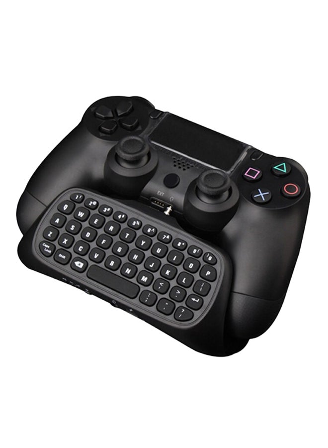 Wireless Bluetooth Keyboard For PlayStation 4 Controller Black