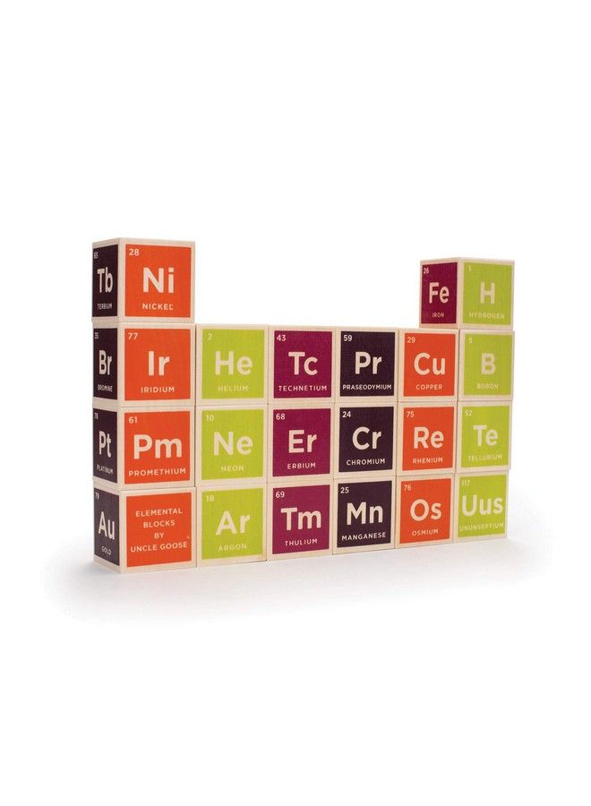 Periodic Table Blocks Made In The Usa