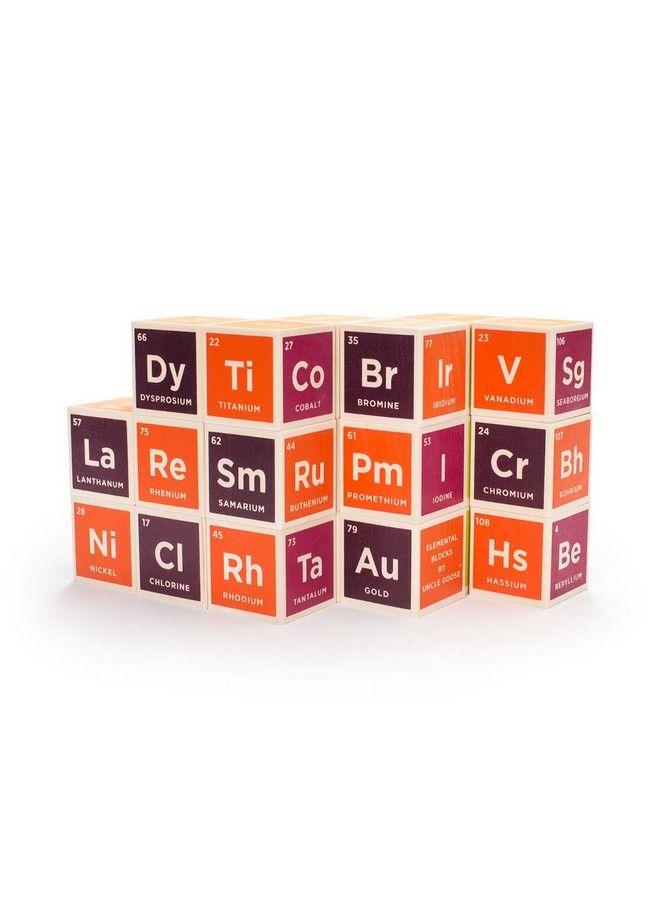 Periodic Table Blocks Made In The Usa