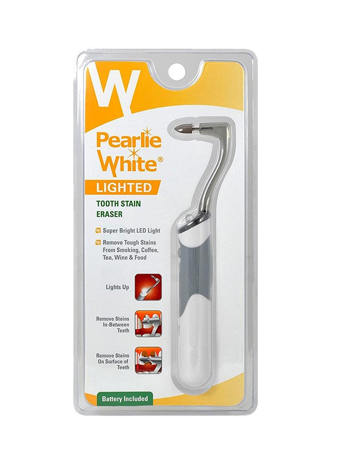Lighted Tooth Stain Eraser Silver