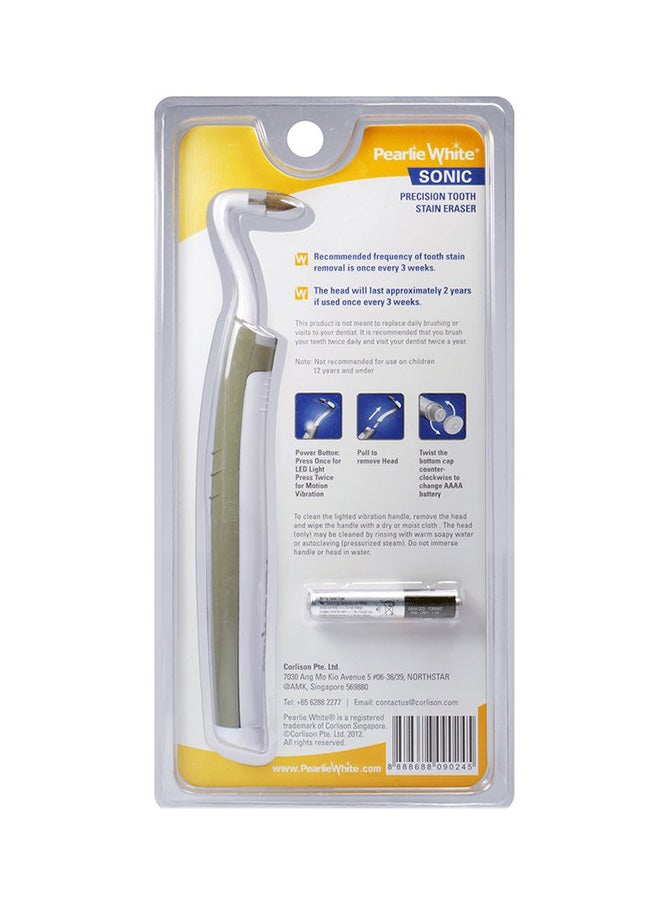 Lighted Tooth Stain Eraser Silver