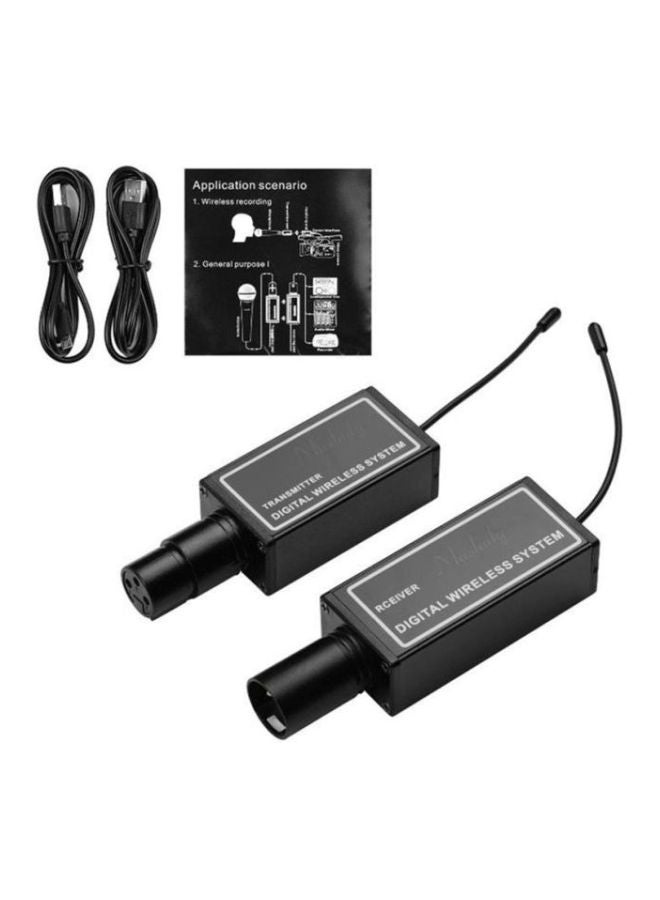 Professional Wireless Microphone System With Build-In Battery I6055B Black