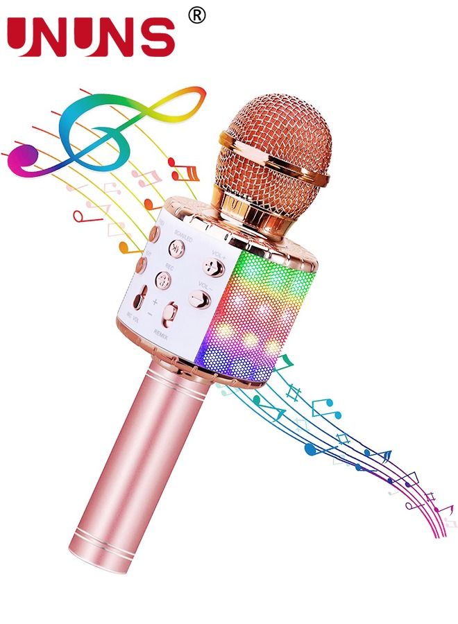 Wireless Bluetooth Microphone,Portable Handheld Mic Speaker For All Smartphones,Gifts For Girls Kids Adults All Age