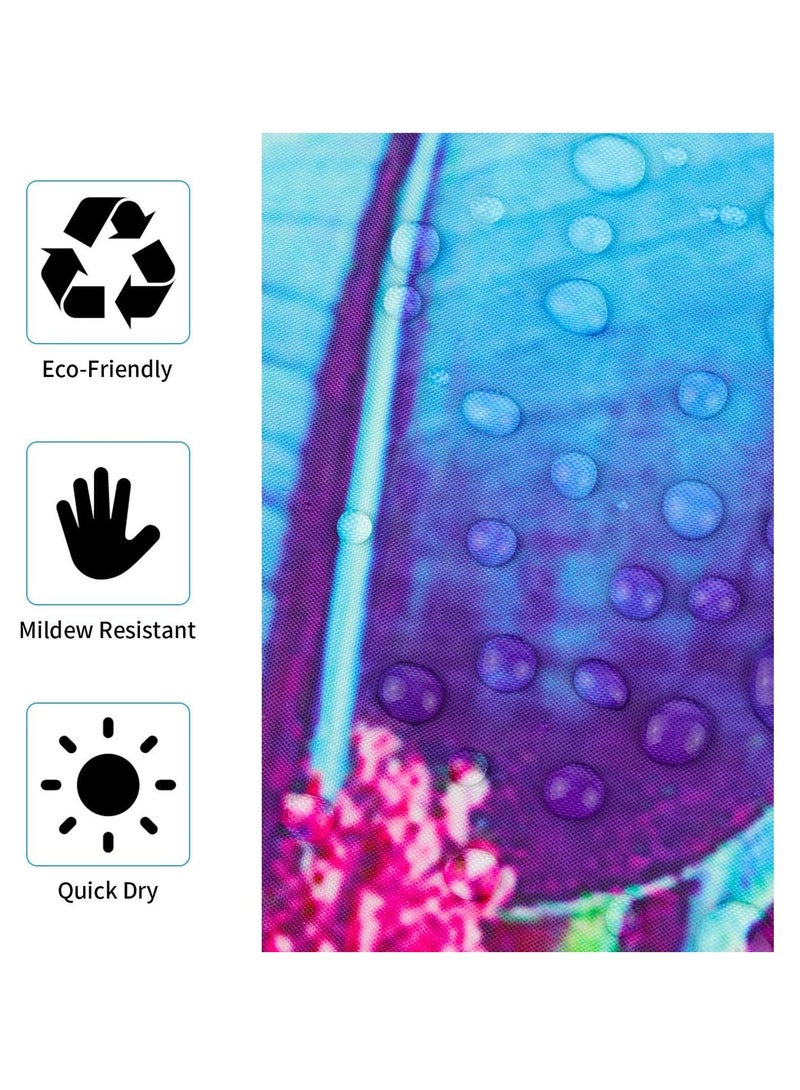Shower Curtains, Multifunctional Decorations Shower Curtain Waterproof Bathroom Shower Curtain with 12 Hook , Durable Waterproof Bath Curtain