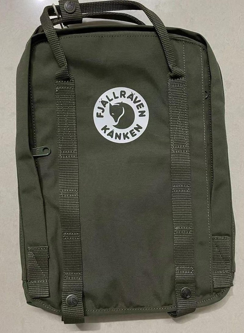 Classic Casual Backpack School Bag Army Green