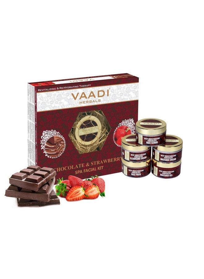 Deep Moisturising Chocolate Spa Facial Kit With Strawberry Extract 270G