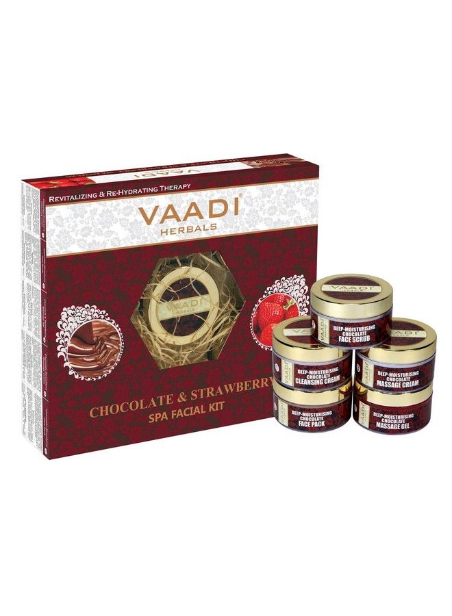 Deep Moisturising Chocolate Spa Facial Kit With Strawberry Extract 270G