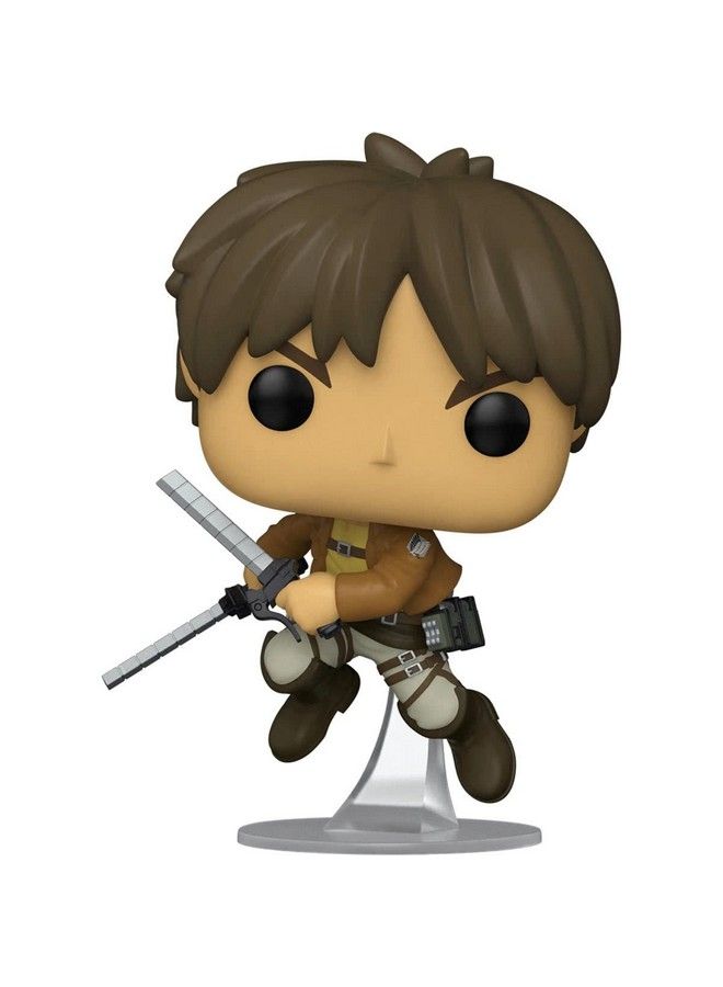 Pop Attack On Titan Eren Yeager With Swords Funko Pop! Vinyl Figure (Bundled With Compatible Pop Box Protector Case) Multicolored 3.75 Inches