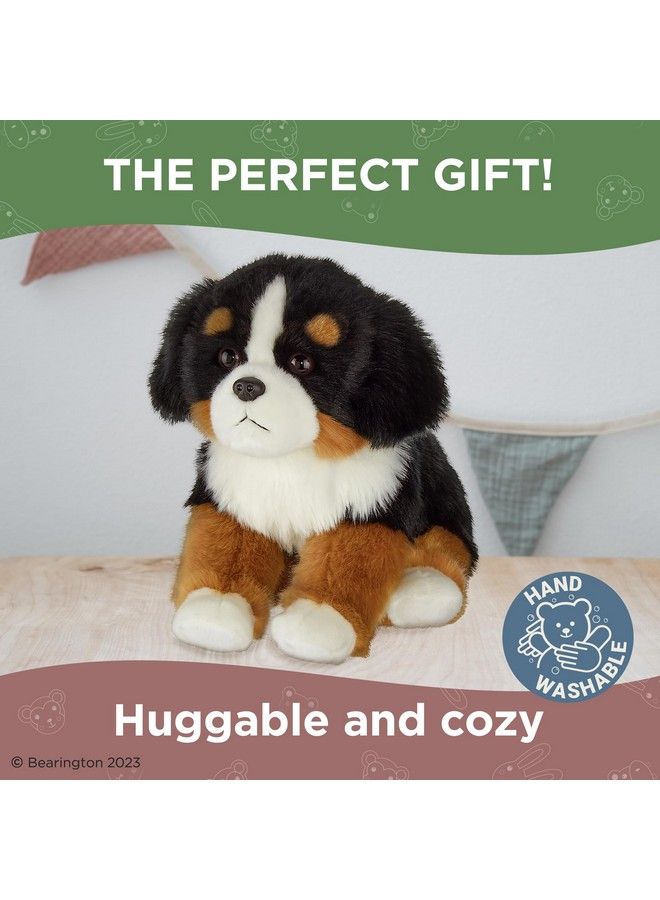 Bearington Bernie Plush Bernese Mountain Dog Stuffed Animal 13 Inch