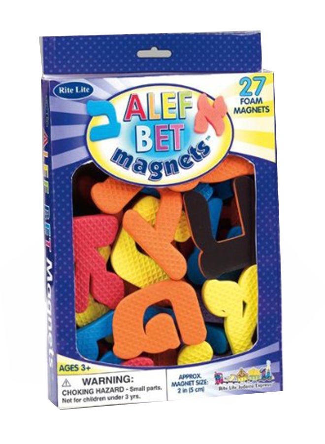 27-Piece Alef Bet Foam Magnet Set SG_B00FYD2TRU_US