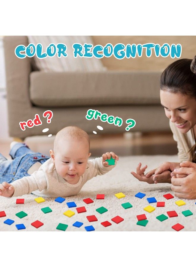 800 Pcs Foam Square Counters Color Tiles Square Color Tiles Math Counters Manipulatives Color Sorting Sorting Toy Counting Learning Classroom Crafts Bingo For Kids With Storage Box