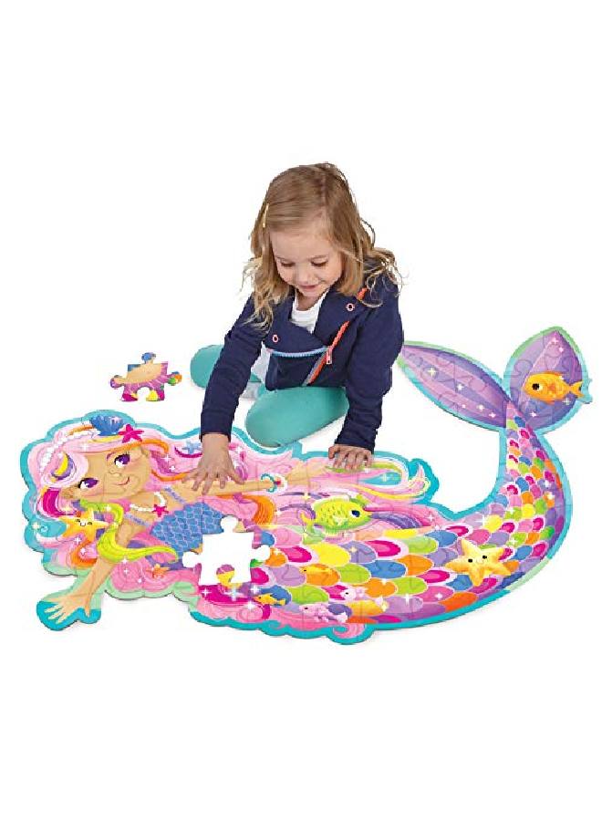 Shimmery Magical Mermaid Floor Puzzle