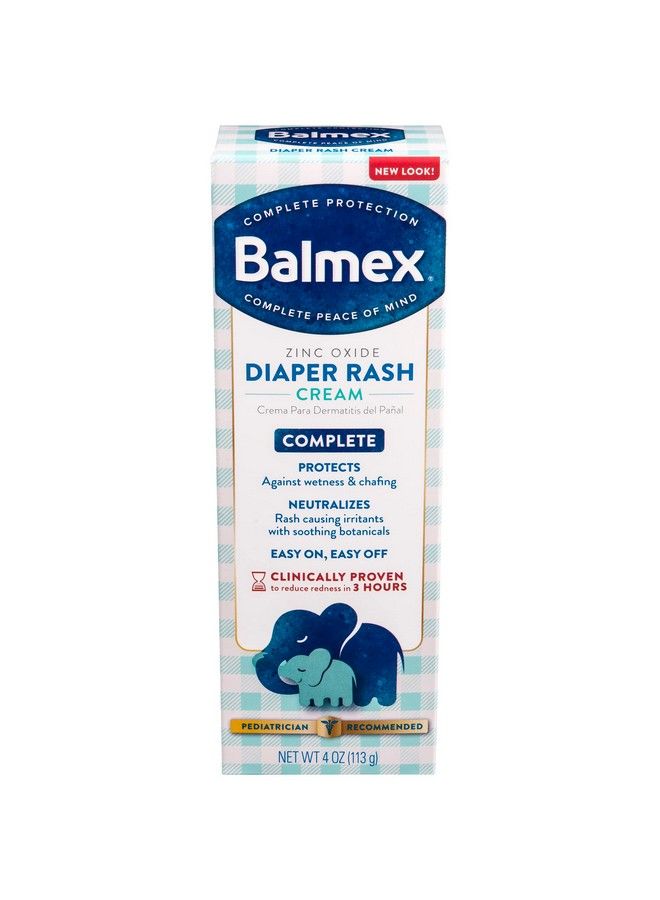 Complete Protection Diaper Rash Cream 4 Oz