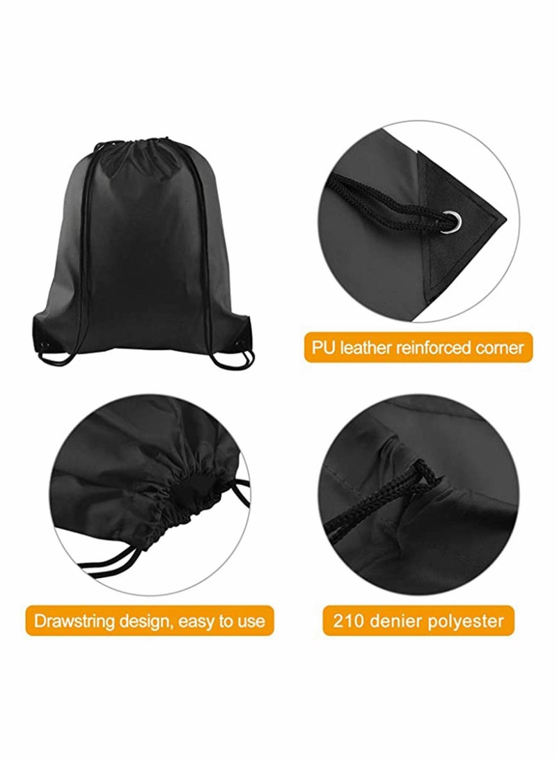 2 Pack Drawstring Backpack Bags String Backpack Bulk Tote Sack Cinch Bag Sport Bags, for School Gym Traveling Yoga Beach Storage Gift