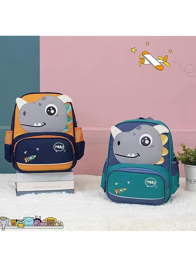 Waterproof Preschool Backpack, 3D Cute Cartoon Animal Schoolbag For Kids, Lunch Box Carry Bag For 4-8 Years Boys Girls