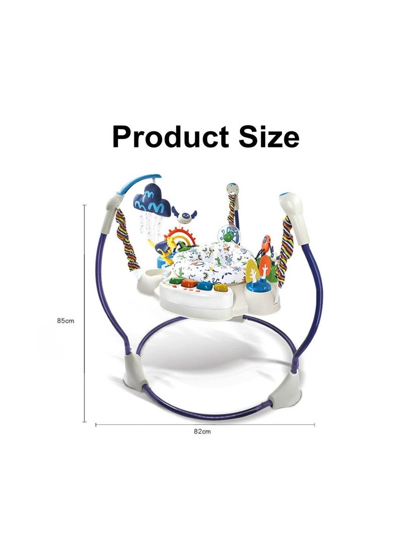 COOLBABY Baby Bouncing Chair Multifunctional Music Jumping Chair Chair Cushion Rotation