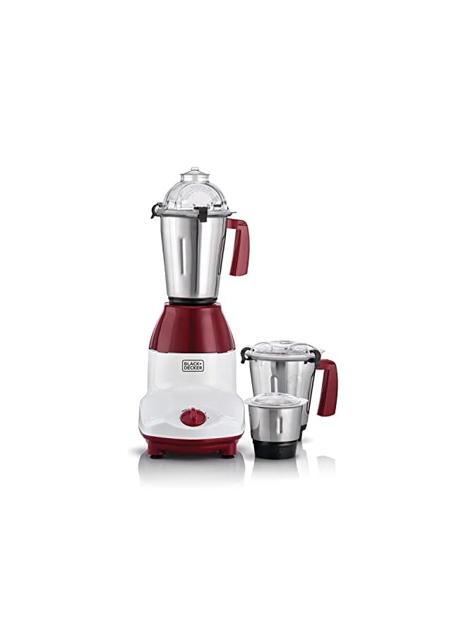 3-In-1 Multifunctional 750W Mixer Grinder With 3 Jars Set: Blender, Wet & Dry Grinder And A Chutney Jar Mg750-B5