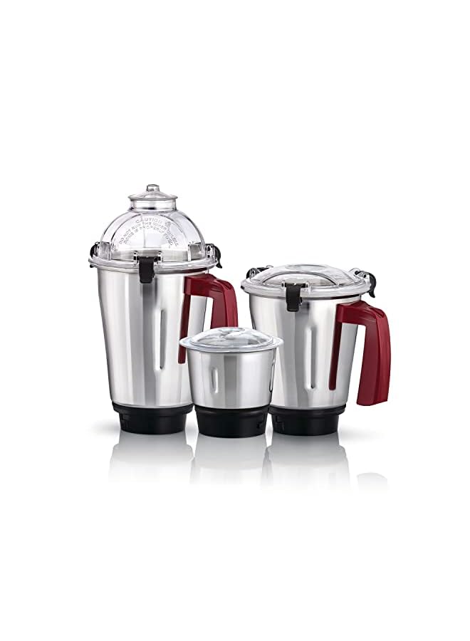 3-In-1 Multifunctional 750W Mixer Grinder With 3 Jars Set: Blender, Wet & Dry Grinder And A Chutney Jar Mg750-B5