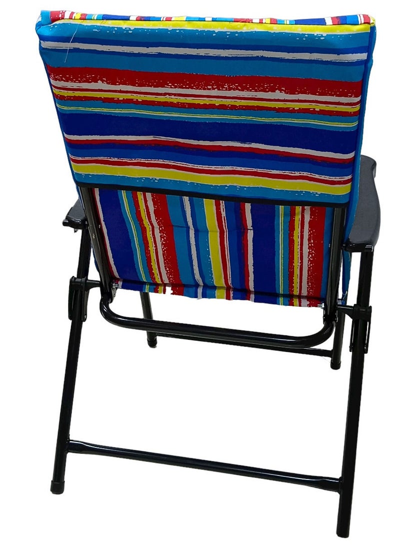 Foldable Camping Chair with Cusion/Beach Chair/Garden Chair/Fishing Chair/Picnic Chair