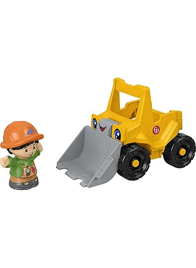 Little People Bulldozer, Pushalong Toy Construction Vehicle With Figure For Toddlers And Preschool Kids Ages 1 To 5 Years