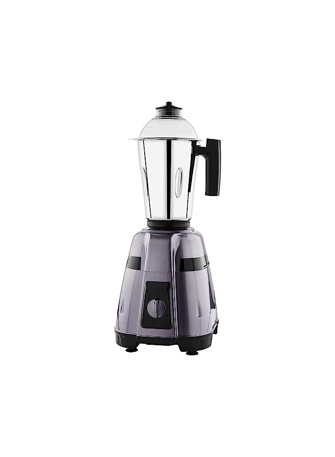 Bolt 550Watts Grey With Coating Body,3-In-1 Mixer Grinder With Stainless Steel Jars & Blades–3 Speed, Copper Winding Motor Dry & Wet Fine Grinding Mixing Juicing – 2 Year Warranty (Made In Uae)