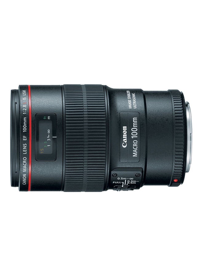 EF 100mm f/2.8L IS USM Macro Lens Black