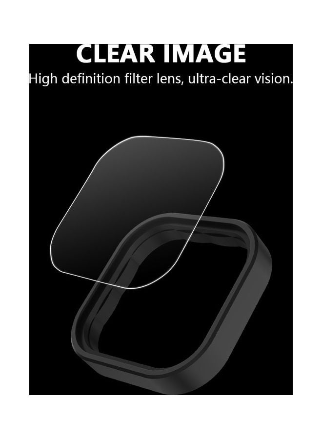 Action Camera Lens CPL Filter Accessory Replacement for GoPro Hero 9 Black/Clear
