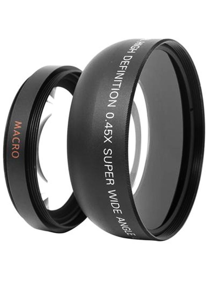 52MM 0.45x Fisheye Wide Angle Macro Lens For Nikon Black