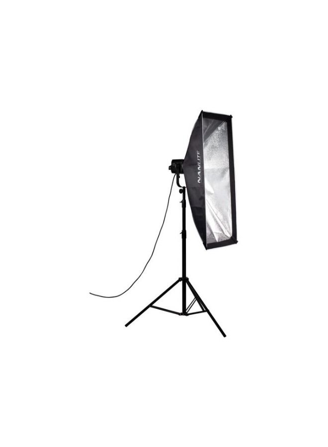 Nanlite Asymmetrical Stripbank Softbox with Bowens Mount (18 x 43