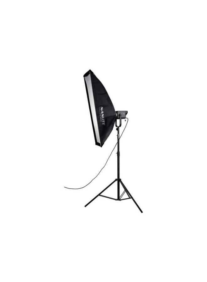 Nanlite Asymmetrical Stripbank Softbox with Bowens Mount (18 x 43