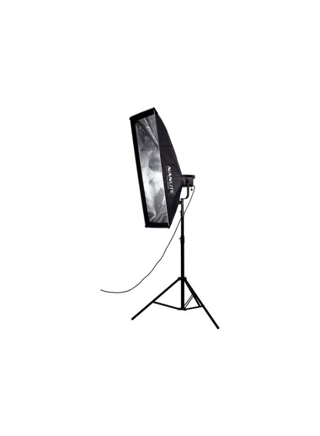 Nanlite Asymmetrical Stripbank Softbox with Bowens Mount (18 x 43