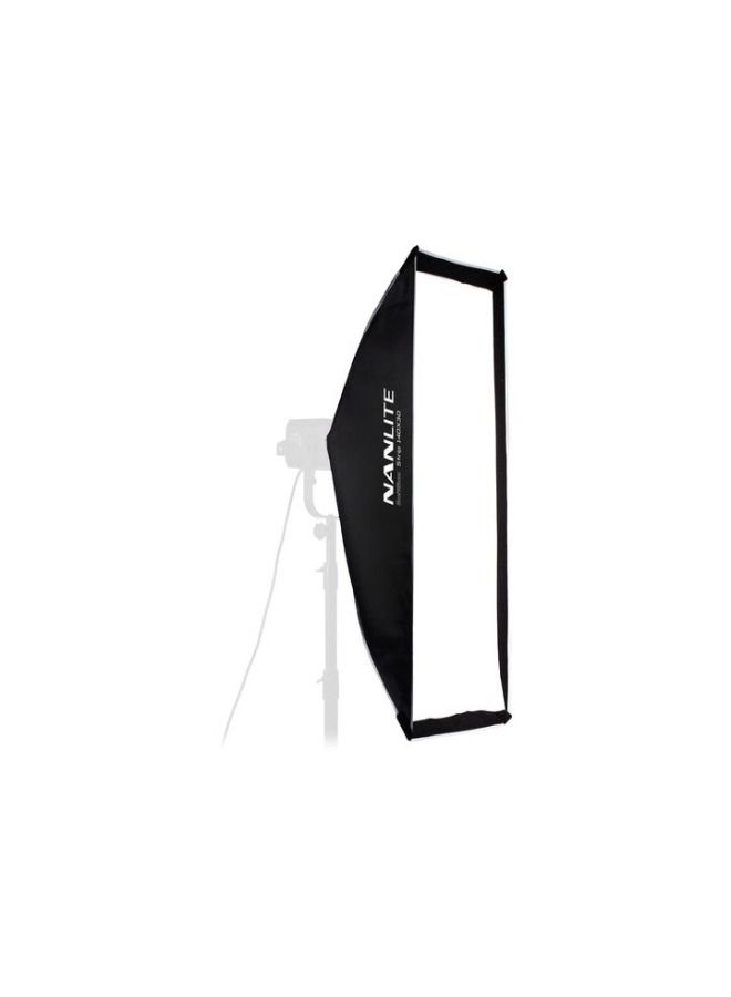 Nanlite Asymmetrical Stripbank Softbox with Bowens Mount (18 x 43