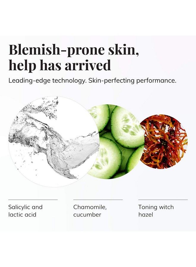 Beta Acid Salicylic & Lactic Acid Clarifying Solution Exfoliating Face Toner For Oily Blemish Prone Skin And Congested Pores (0.5 Oz / 15 Ml)