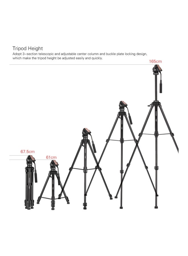 Mini Portable Tabletop Tripod Black