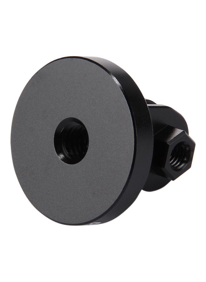 Aluminum Tripod Mount Screw Hole Adapter Black