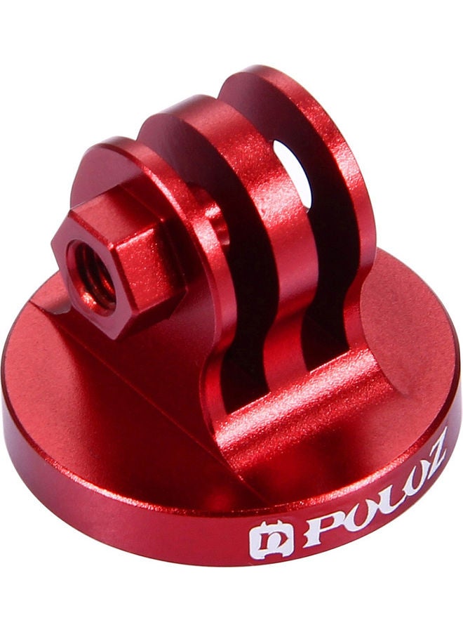 Aluminum Tripod Mount With Screw Hole Adapter Red