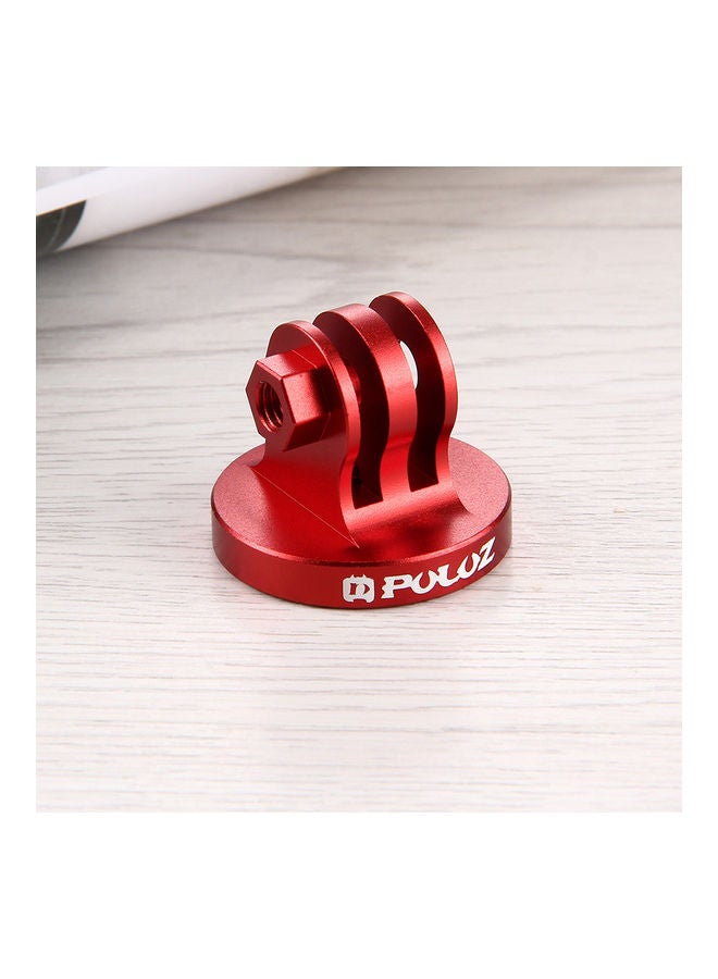 Aluminum Tripod Mount With Screw Hole Adapter Red