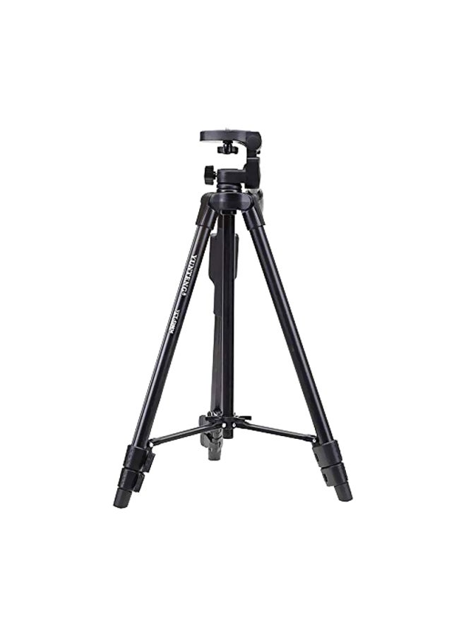 Aluminum Lightweight Tripod With Bluetooth Remote Black