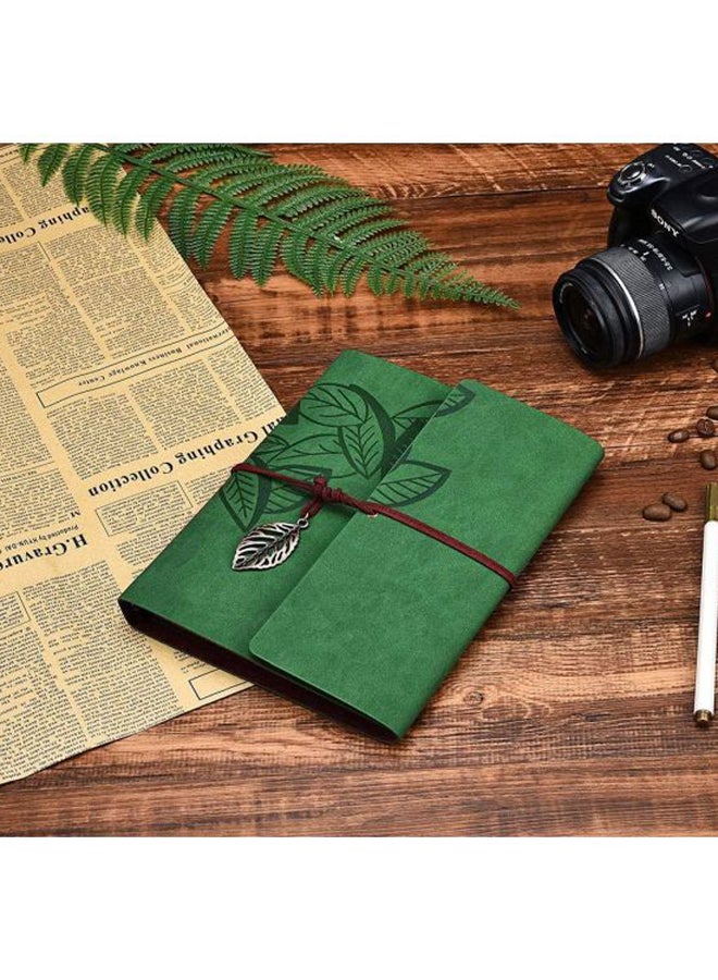 Hand Scrapbook And Photo Album Book Green