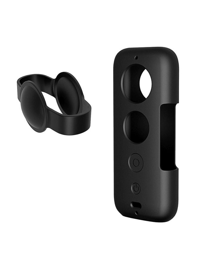 Protective Silicone Case With Lens Cover For Insta360 One X