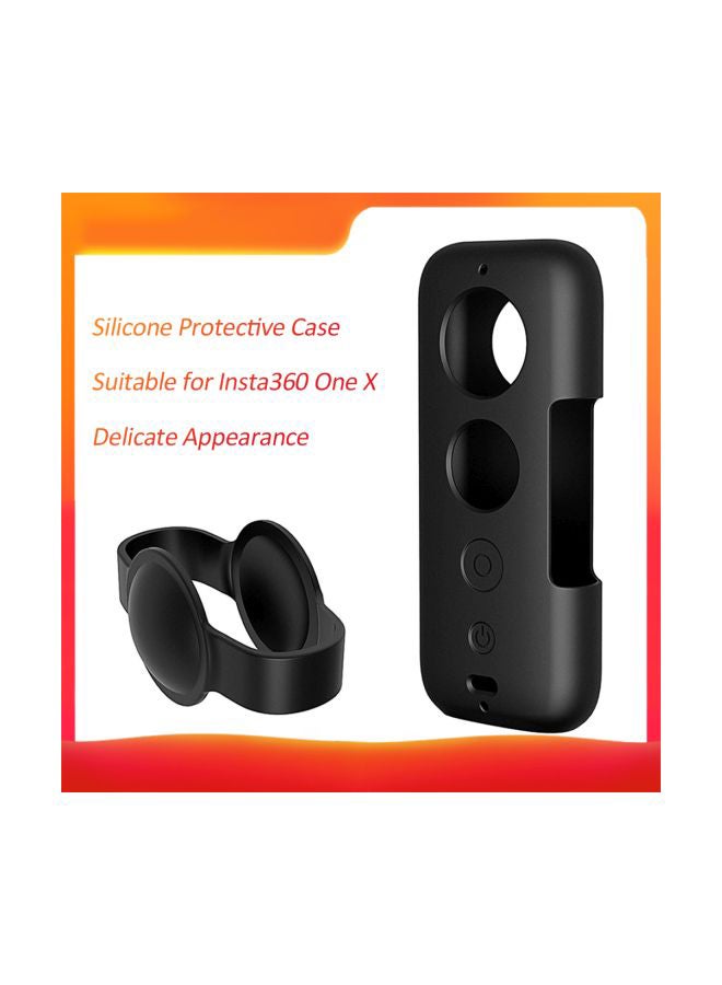 Protective Silicone Case With Lens Cover For Insta360 One X