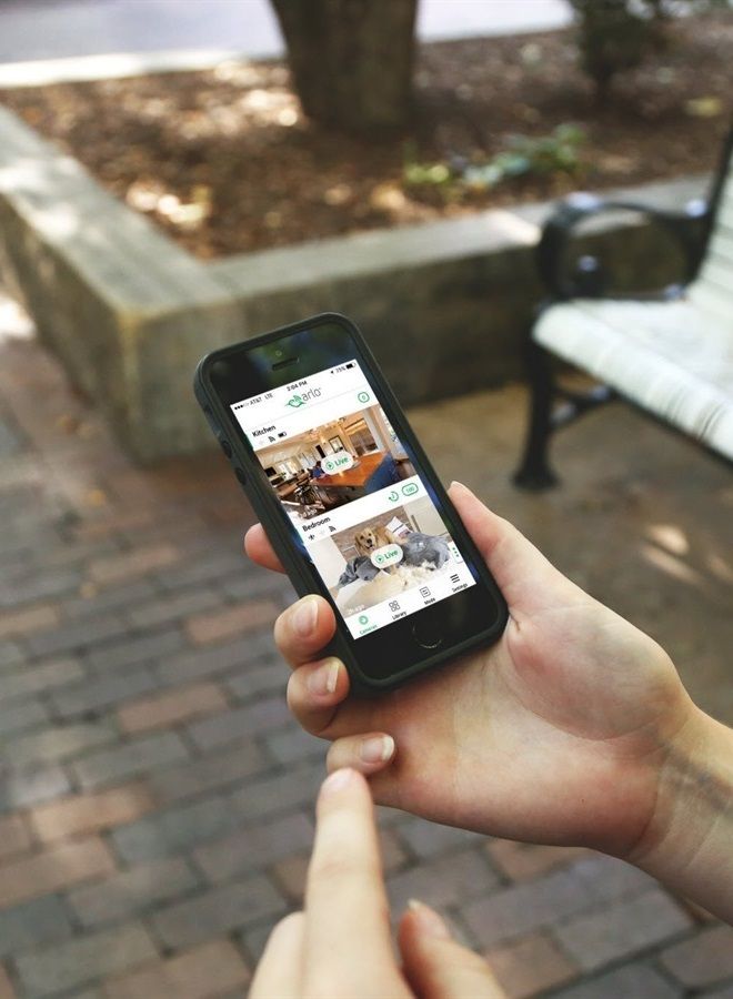 (VMC3040-100NAS) Q – Wired, 1080p HD Security Camera | Night Vision, Indoor Only, 2-Way Audio | Cloud Storage Included | Works with Alexa (VMC3040), White